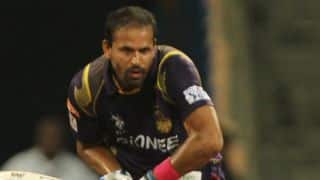 Rajat Bhatia claims Yusuf Pathan as 100th T20 wicket against RPS in IPL 2016